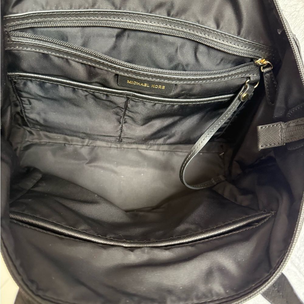 Michael Kors Black Animal Print Tote - Picture 9 of 13